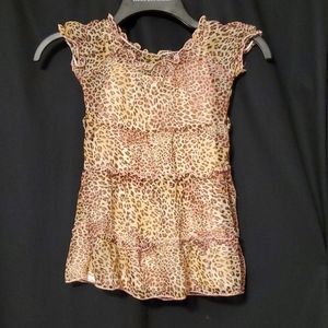 Leopard  print blouse